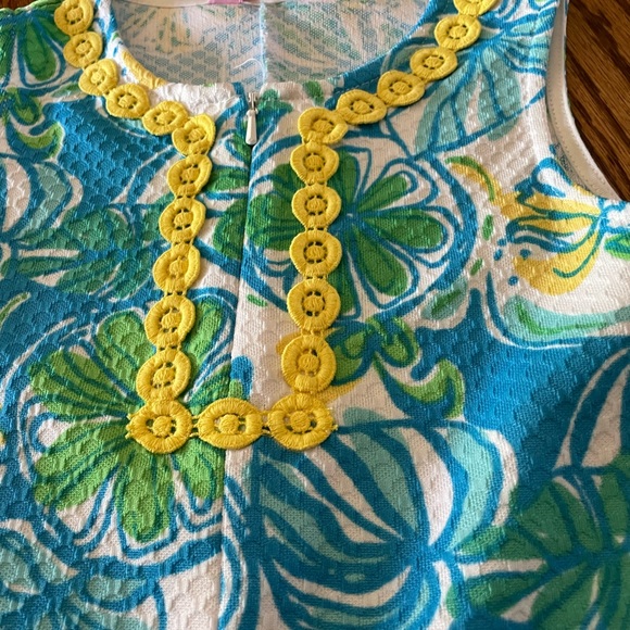 Lilly Pulitzer Girls Knit Shift Dress in Sweet and Sour size M (6-7) NWT - Picture 4 of 8